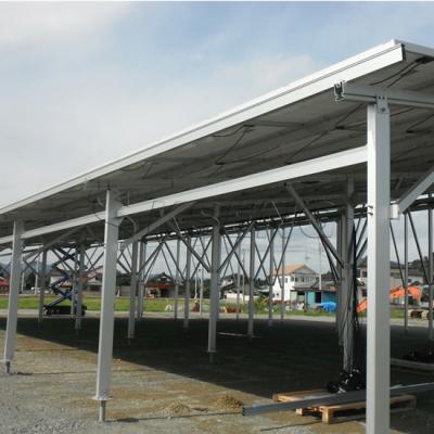 太阳能车棚安装结构