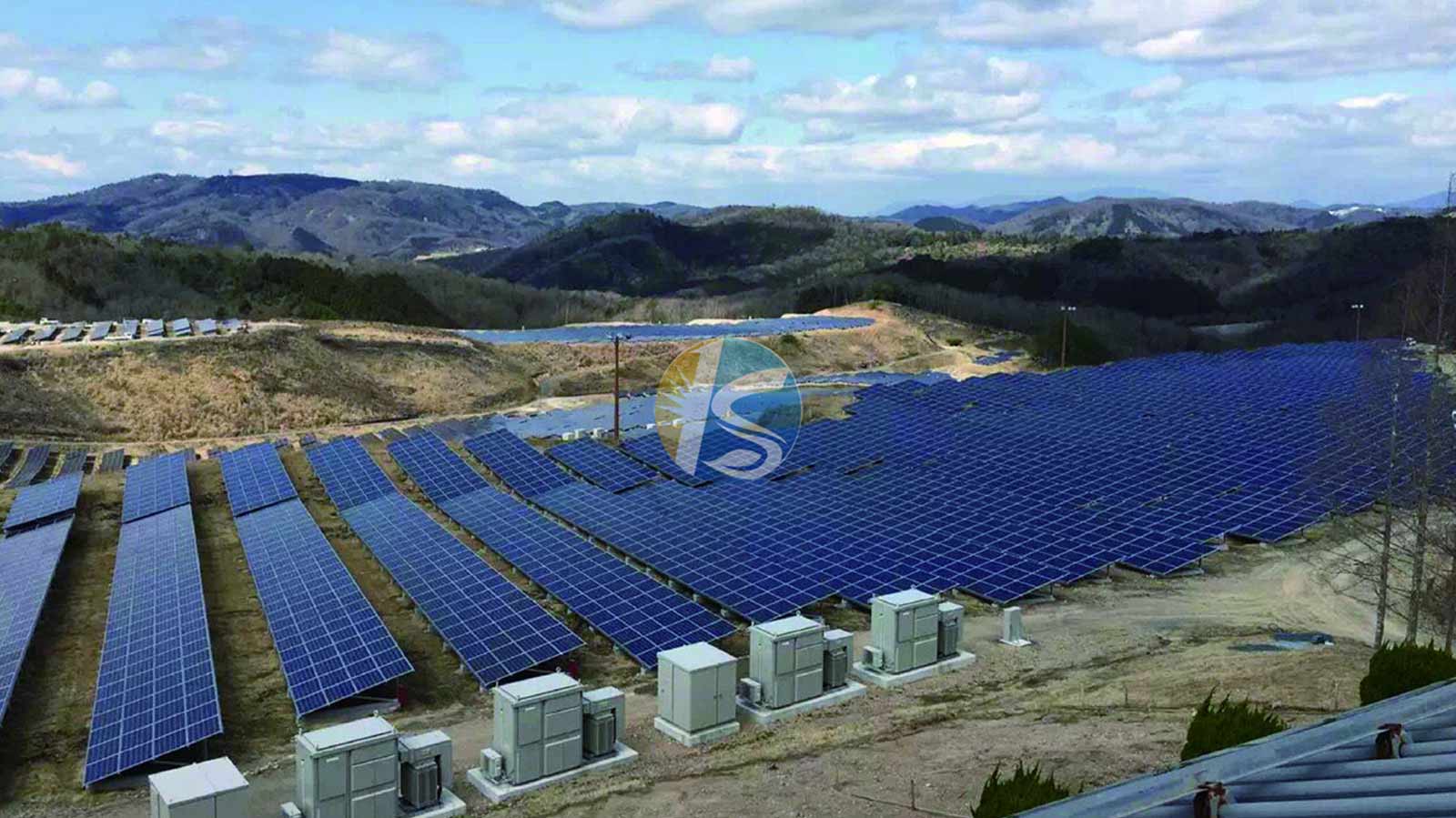 日本京都-太阳能Système de montage au sol 1.8MW