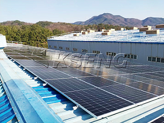 在韩国806.3 kw -屋顶太阳能解决方案