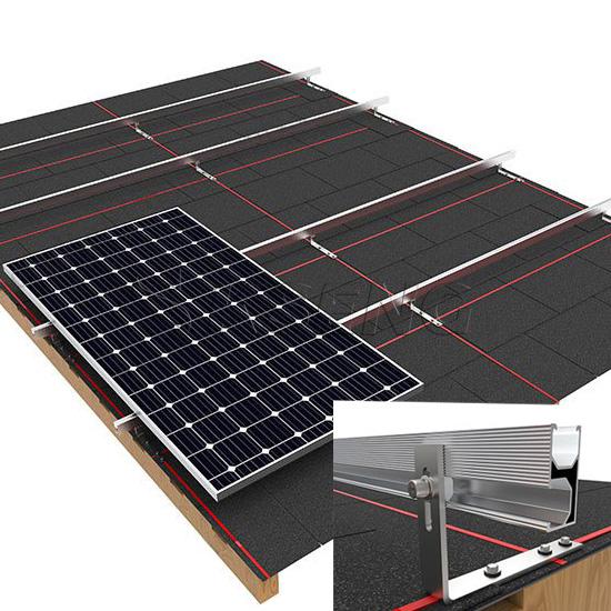 아스팔트 싱글 지붕 태양열 장착 시스템