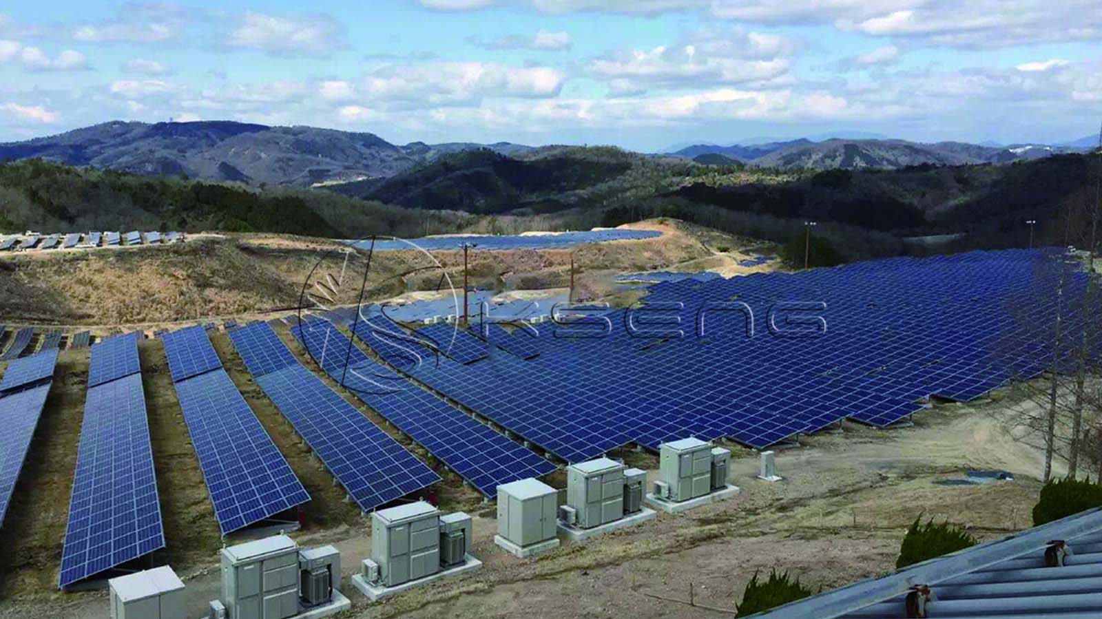 Kyoto Janpan -Solar grondmontagesysteem 1.8mW
