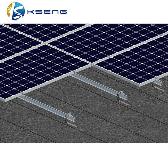 sistemas de montagem solar de telhado de telha asfáltica