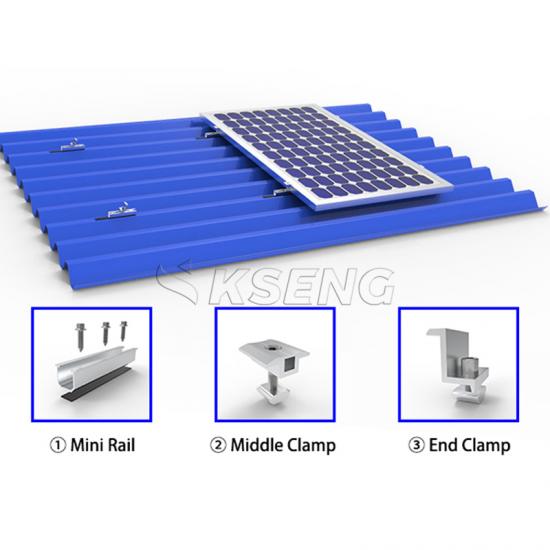 montagem de telhado solar