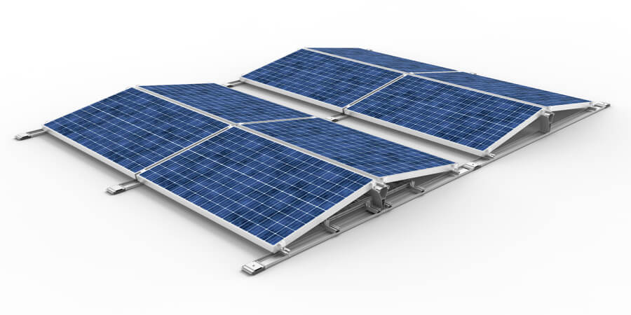 non-penetrating solar mounting system